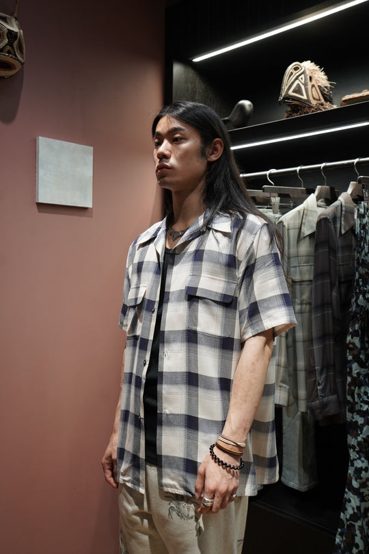 トップス sugarhill OMBRE HALF SLEEVE SHIRTS SUGARHILL(シュガーヒル)のOMBRE HALF SLEEVE SHIRTSの通販