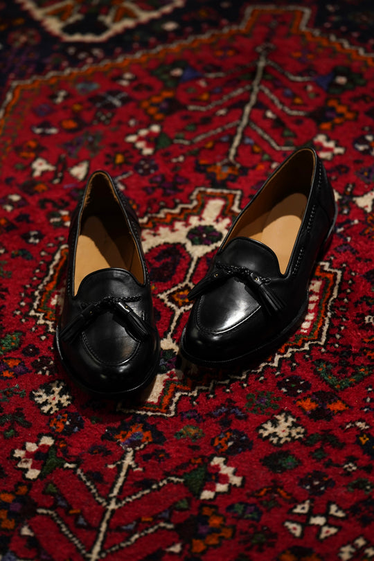 SUGARHILL(シュガーヒル)のLEATHER RACE LOAFER SHOES(BLACK)(靴)の