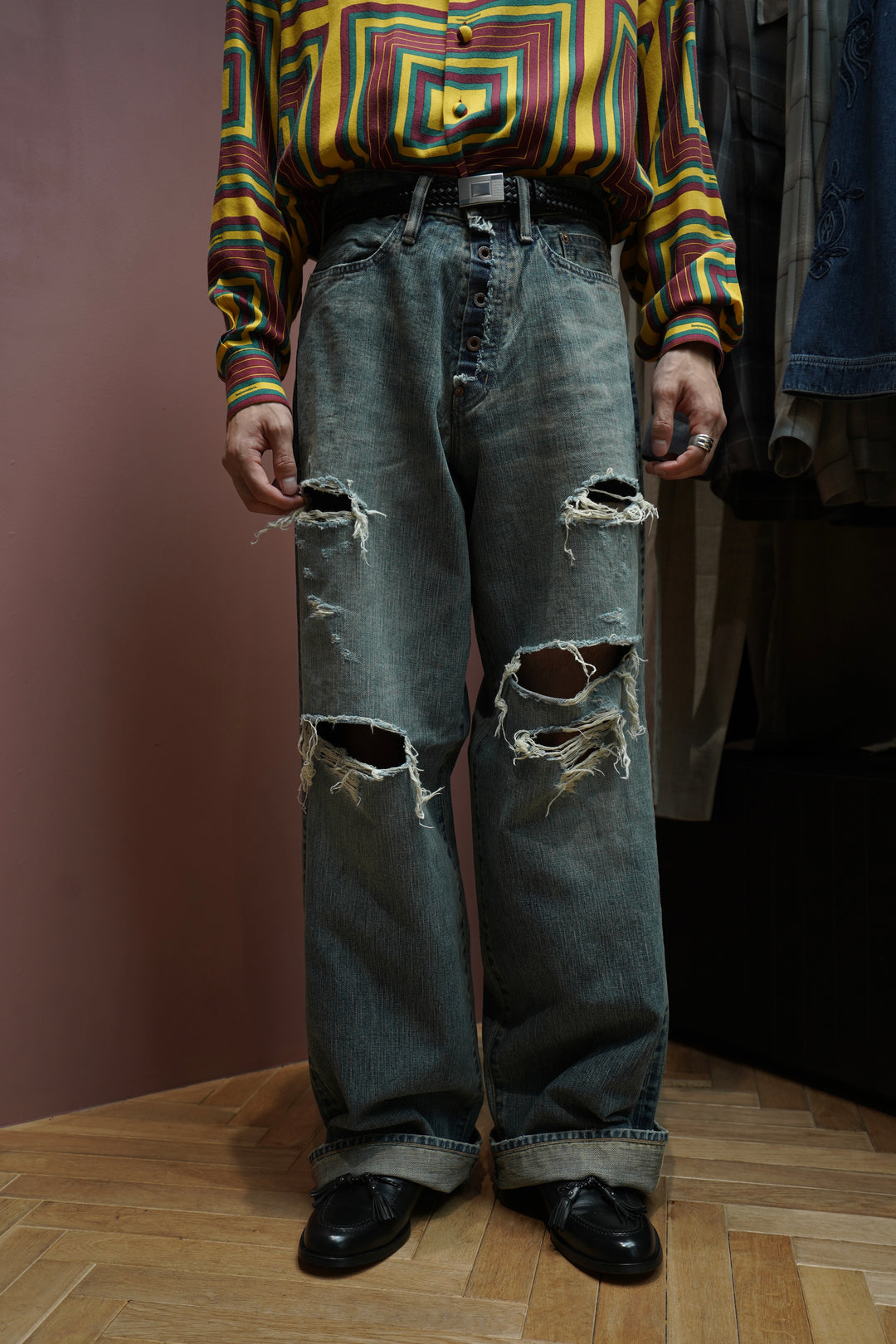 Sugarhill 21ss FADED INDIGO DENIM 別注デニム SUGARHILL(シュガーヒル)のFADED CLASSIC DENIM PANTS(FADED