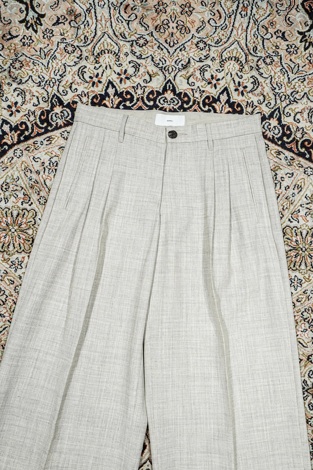 SUGARHILL(シュガーヒル)26SSのWOOL TROUSERS(ECRU)(パンツ)の通販