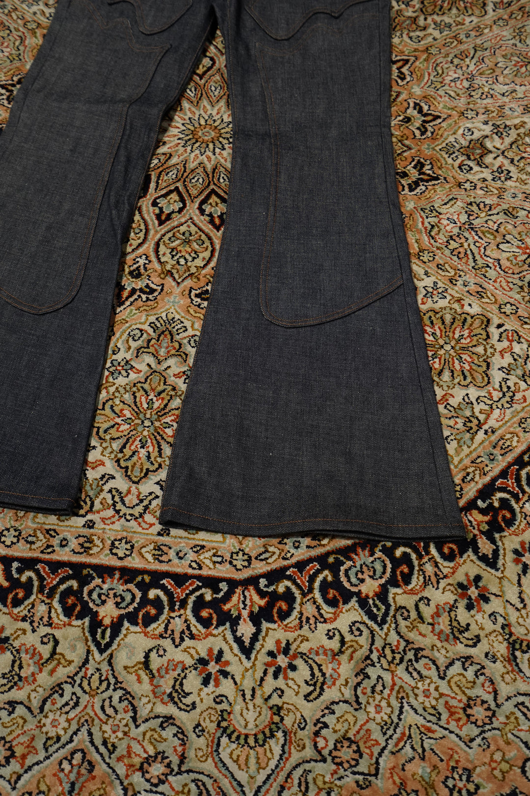 SUGARHILL Modern Denim FLARED Pants Sugarhill Modern Denim Pants Flared Cut - Rigid Indigo