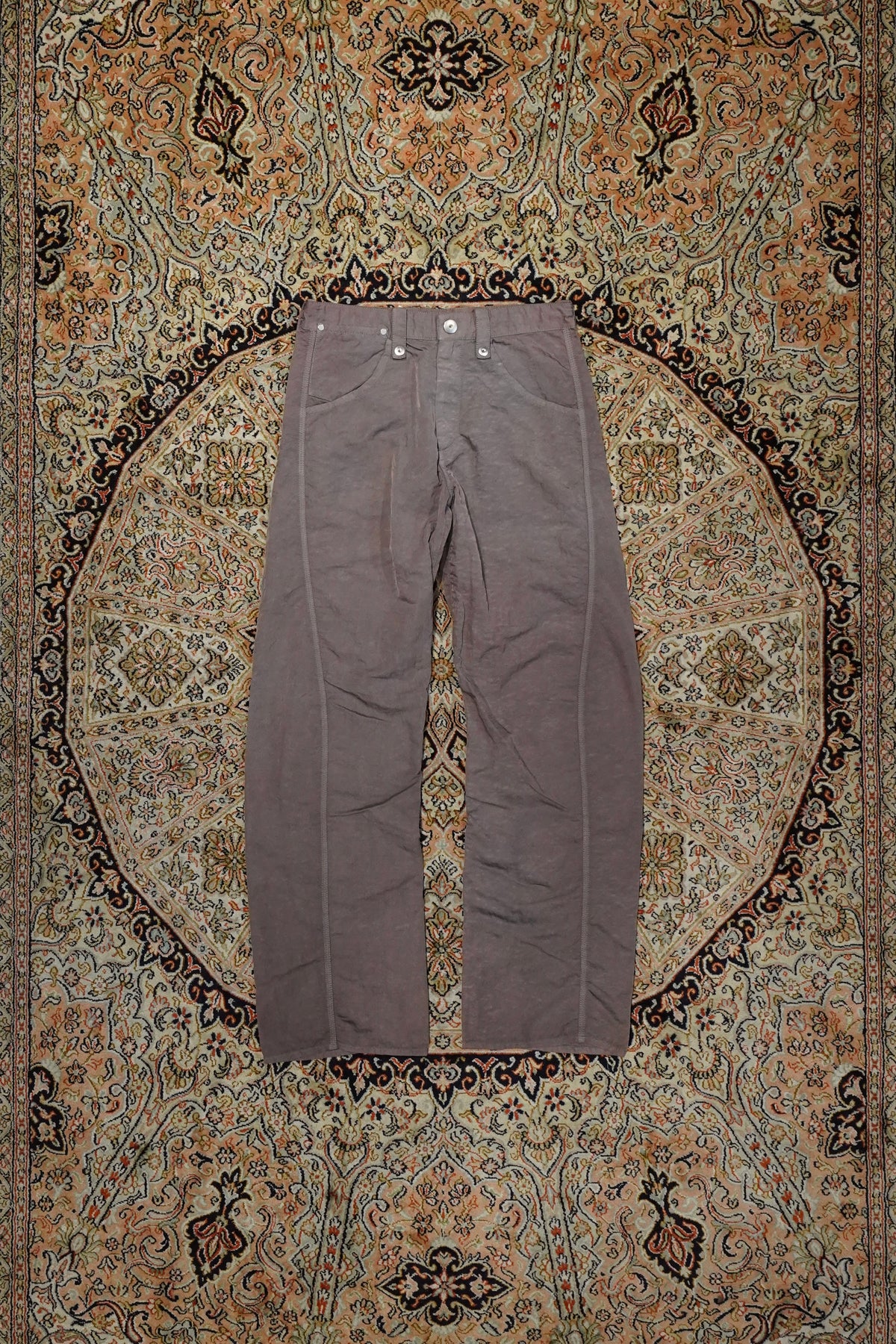 Omar Afridi(オマールアフリディ) のTWISTED TROUSERS(DYED SMOKE