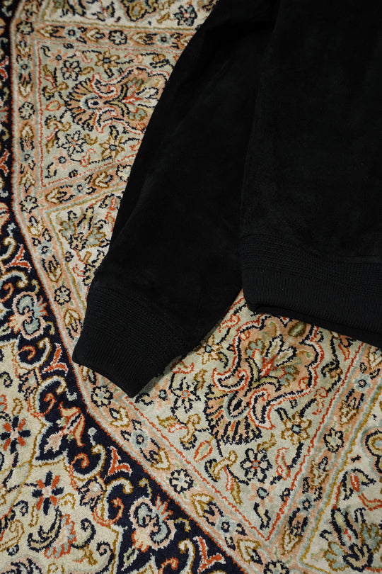 SUGARHILL(シュガーヒル)のSUEDE PIPING LEATHER BLOUSON(BLACK