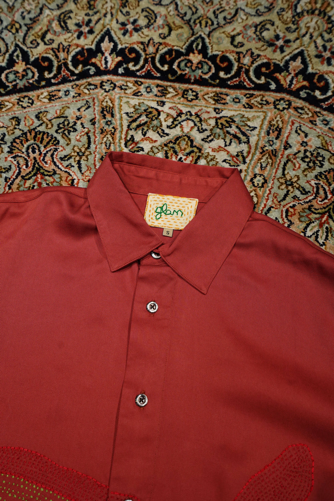Glass Cypress(グラスサイプレス) のRed LS Devil Shirt(Red