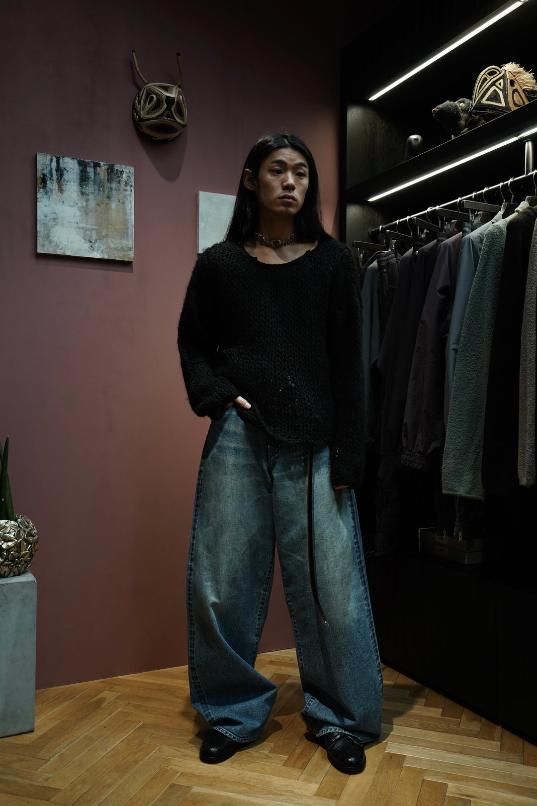 SUGARHILL(シュガーヒル)25AWのFADED MODERN DENIM PANTS WIDE CUT
