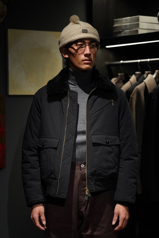 .*o様 steaf　GLEAM FLIGHT JACKET STEAF(スティーフ)のGLEAM FLIGHT JACKET(SPACE BLACK)(ジャケット)の