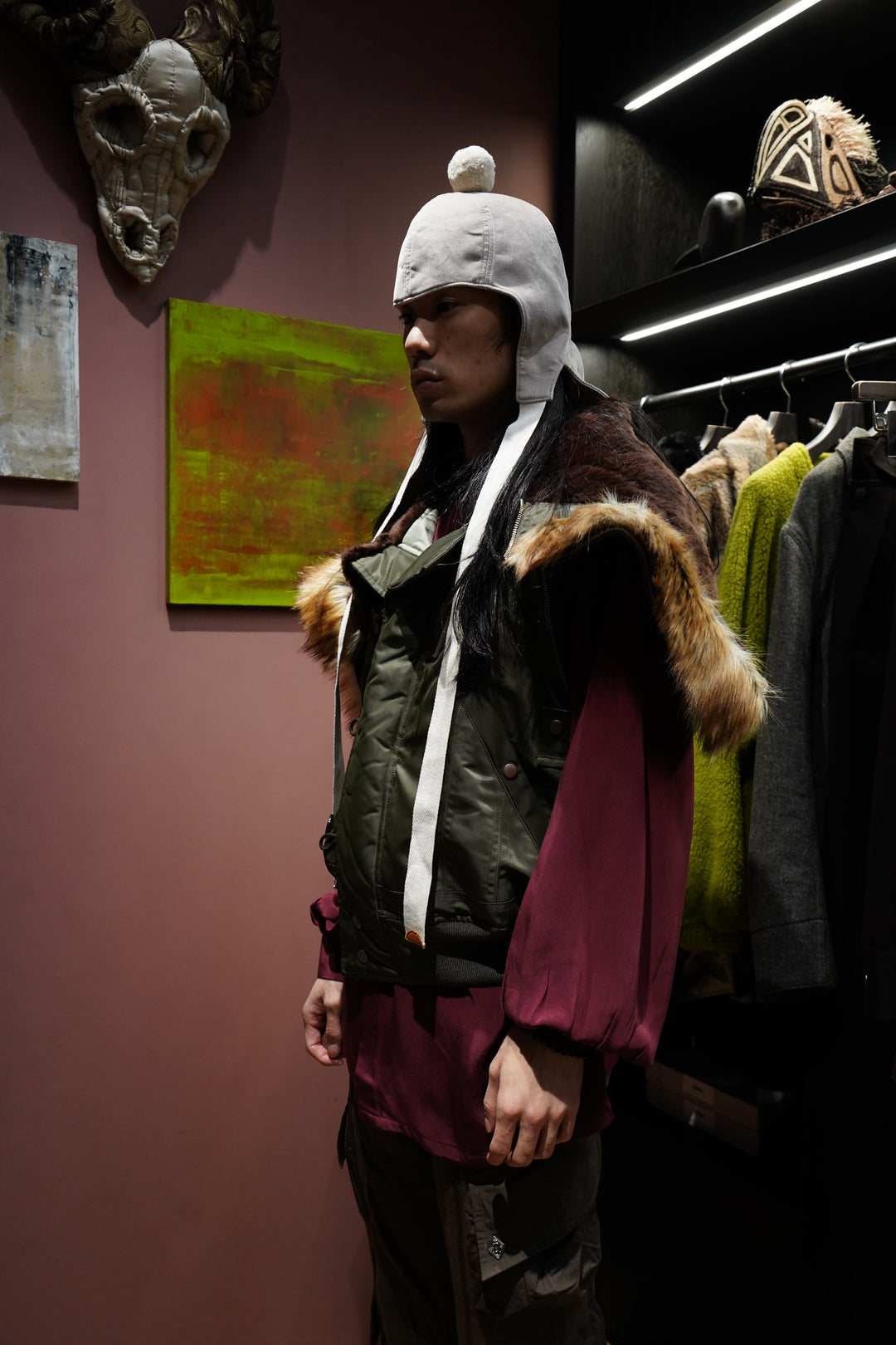 ジャケット・アウター sugarhill 25ss n2b SUGARHILL(シュガーヒル) 2025SSのZIP N-2B(KHAKI)(フライト
