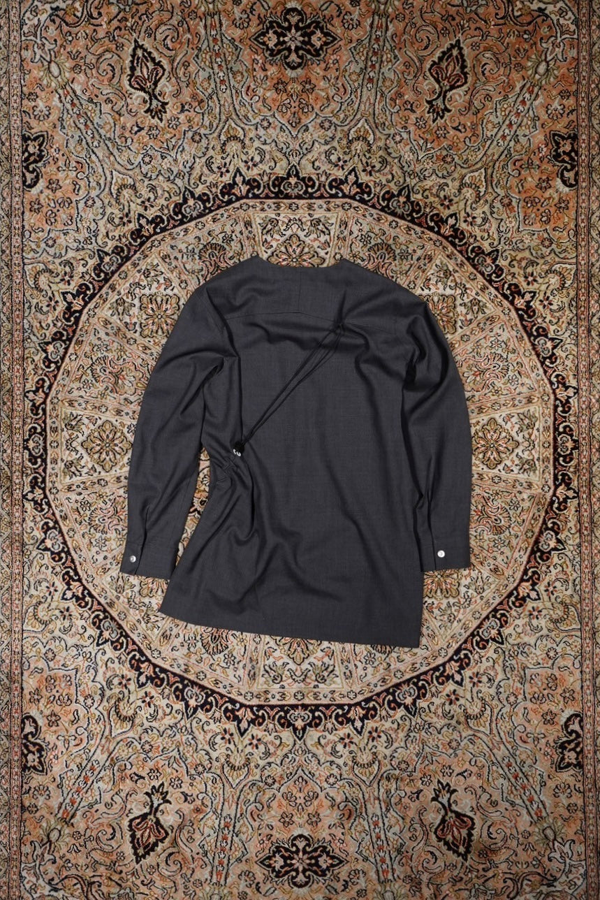 Omar Afridi(オマールアフリディ)25SSのAfridi CINCHED SHIRT(GREY