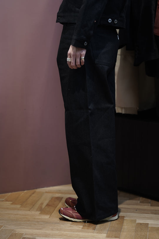 SUGARHILL(シュガーヒル)25AWのTWISTED HEATHER DENIM PANTS WIDE CUT