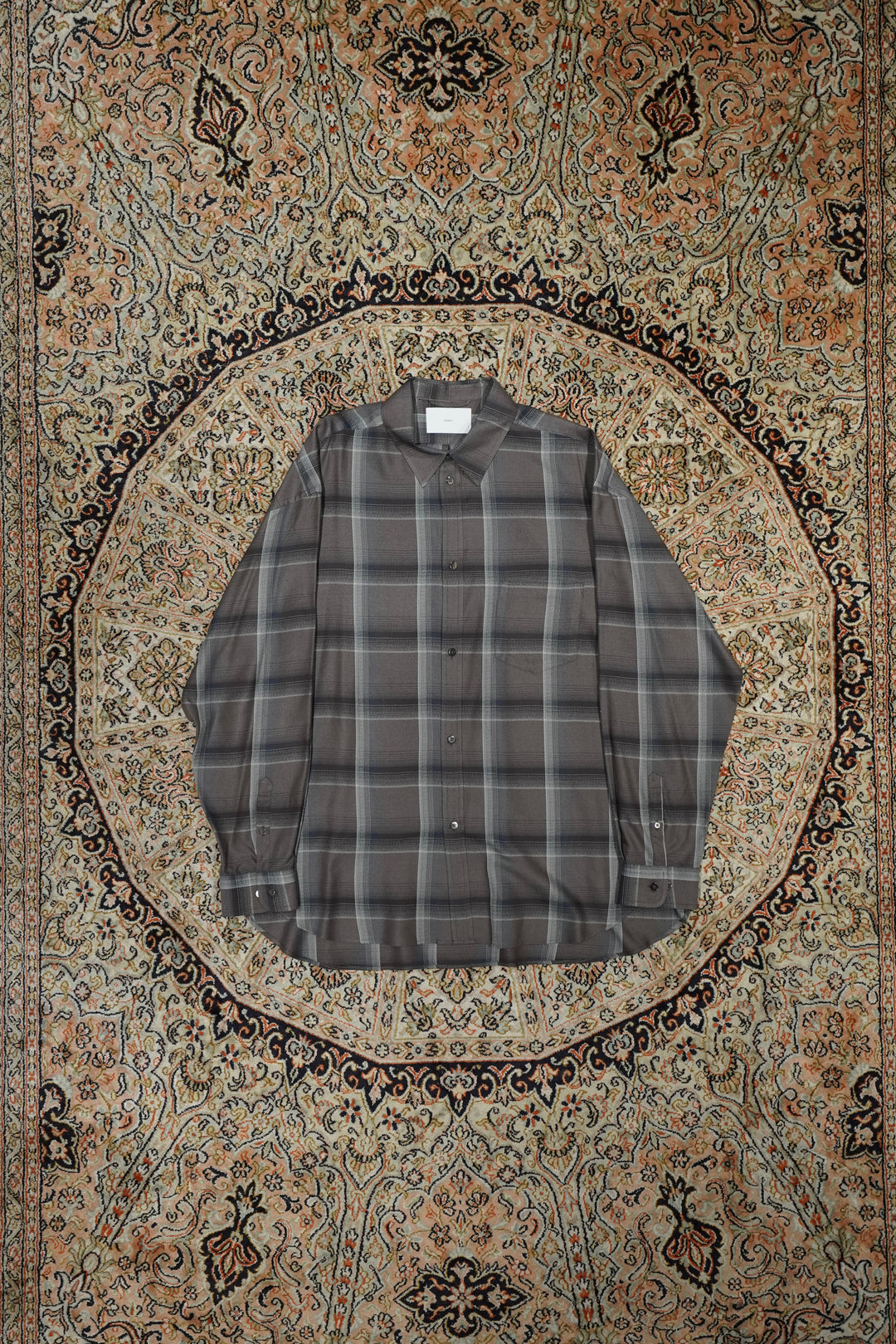 SUGARHILL(シュガーヒル)2025SSのOMBRE PLAID SHIRTS LOOSE FIT(DARK