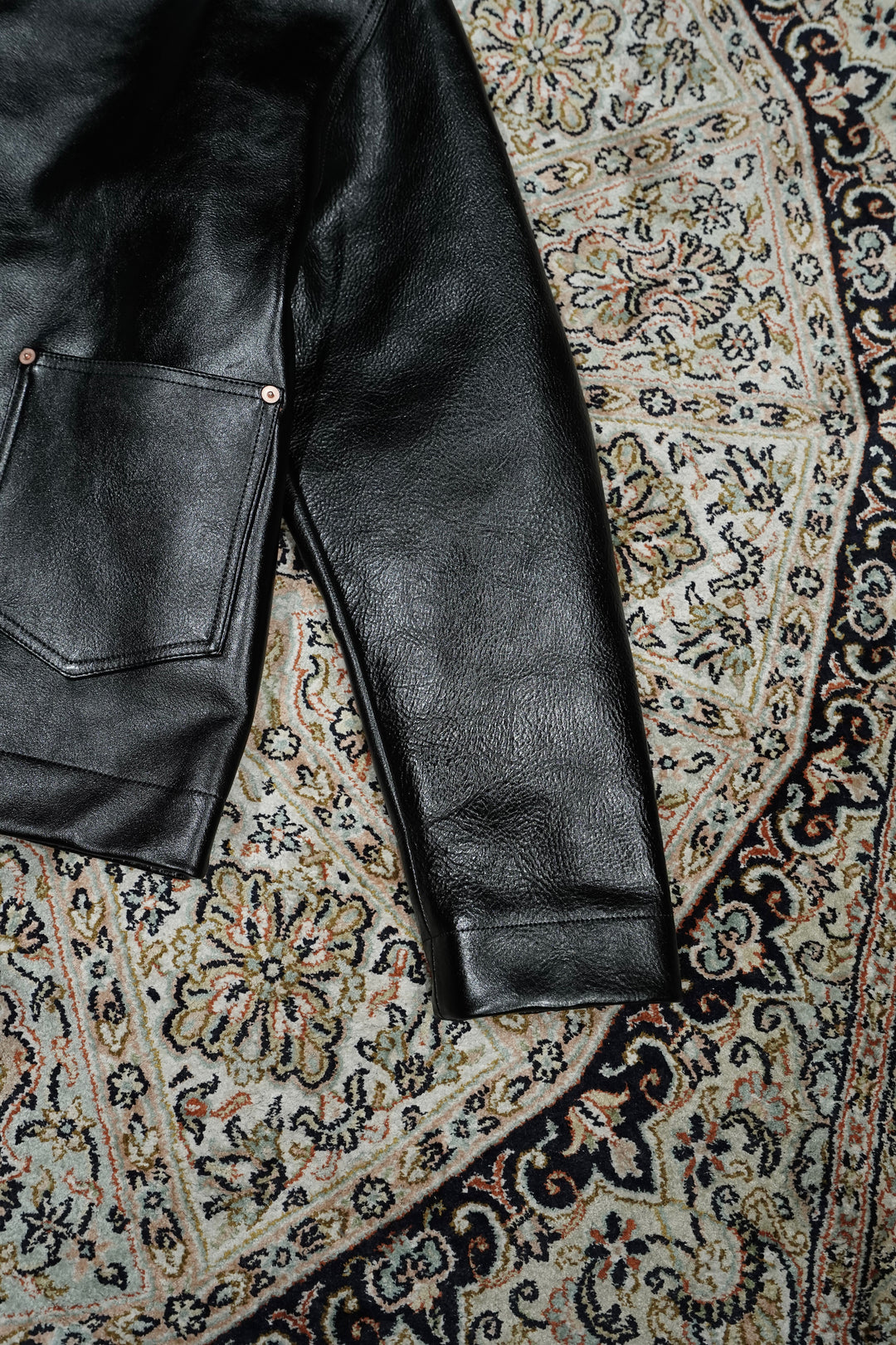 SUGARHILL(シュガーヒル)26SSのSHRINK POCKET JACKET(BLACK SHRINK