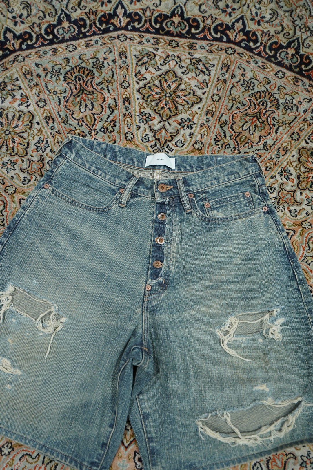 SUGARHILL(シュガーヒル)2025MIDSのDAMAGED MODERN DENIM PANTS SHORTS