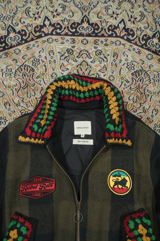 NICHOLAS DALEY(ニコラス デイリー)26AWのPATCHED REBEL RIOT JACKET