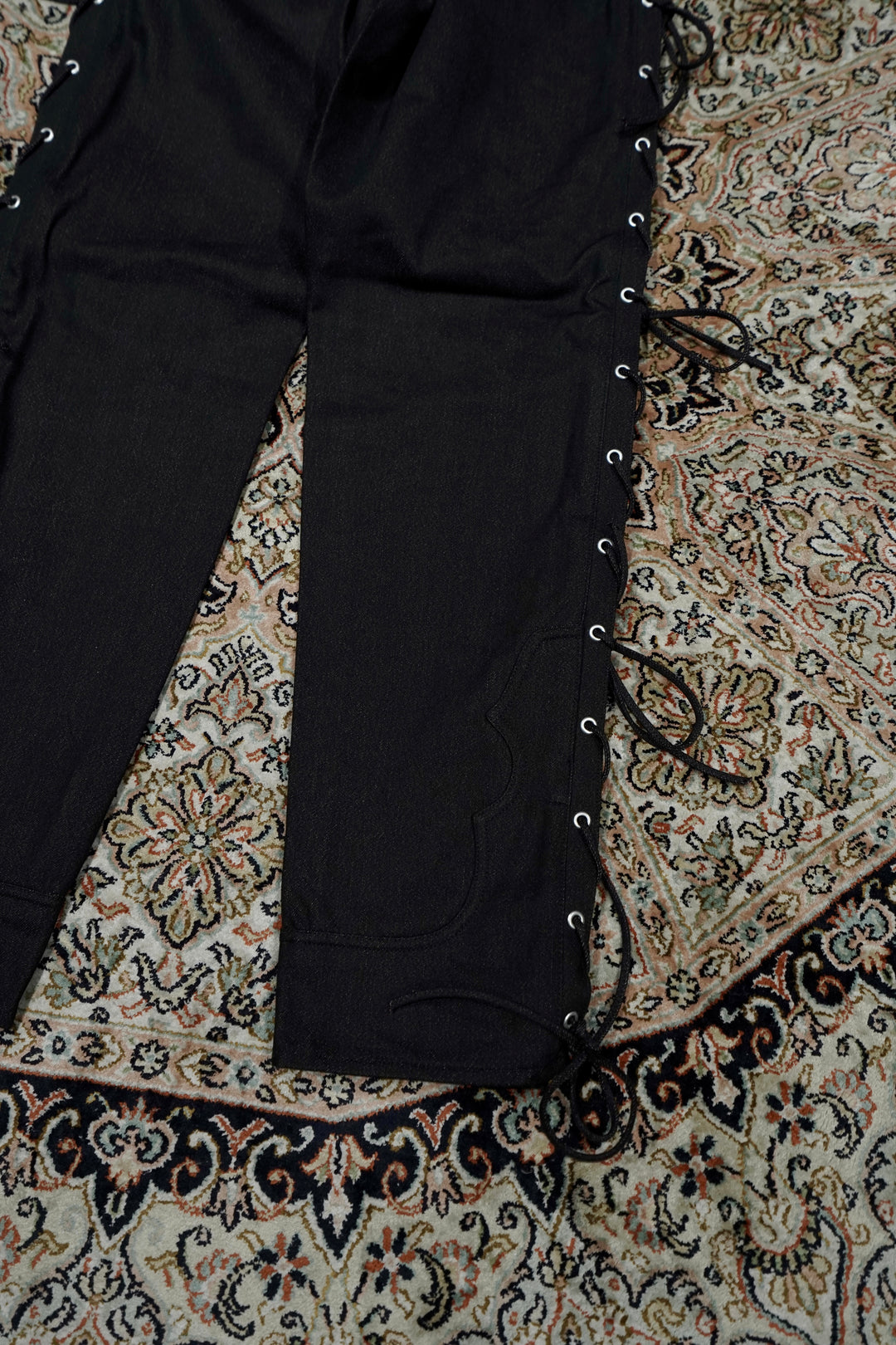 SUGARHILL(シュガーヒル)25AWのTWISTED HEATHER DENIM PANTS(RED x