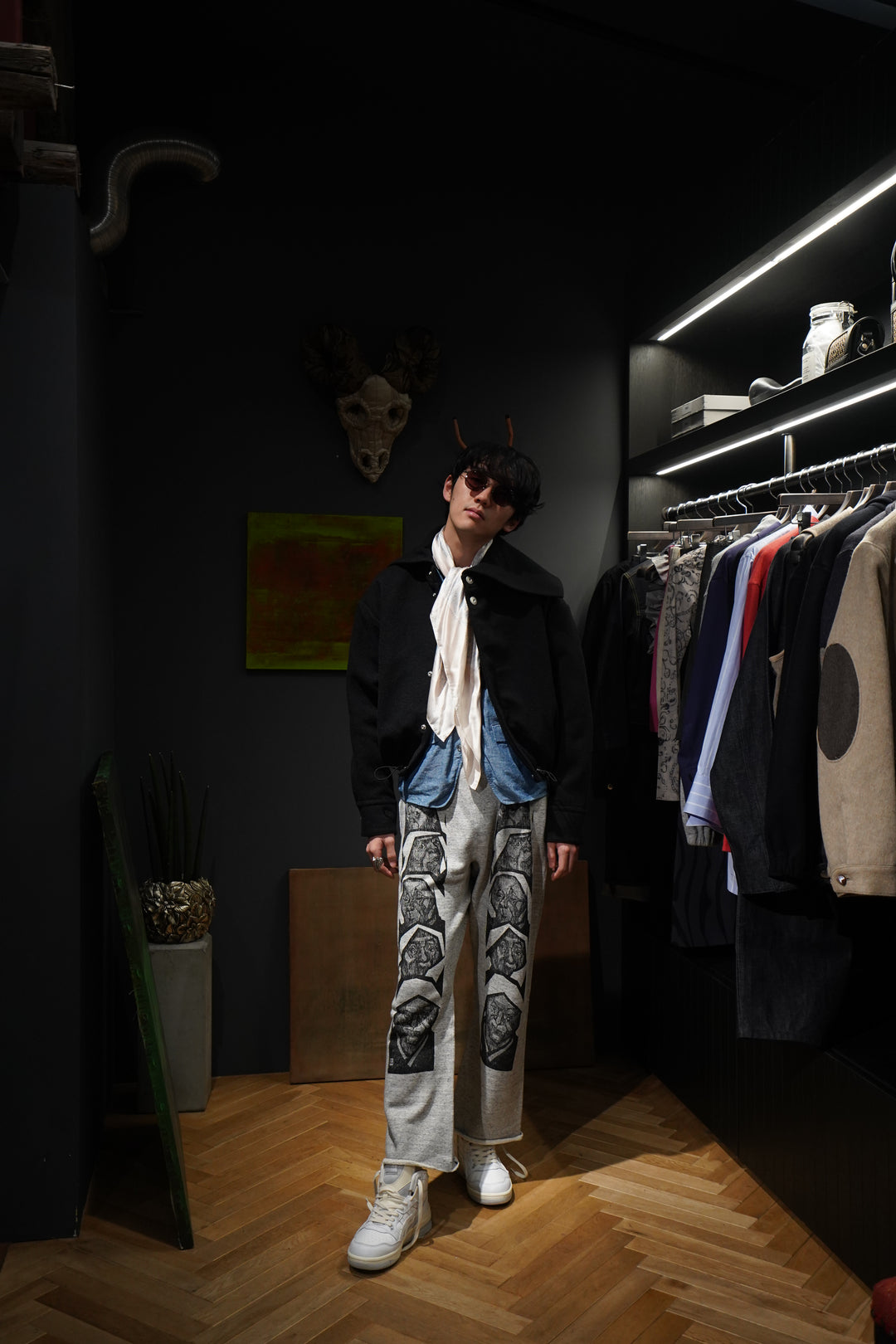 Distorted Short Blouson in Black Dry Wool – SVRN