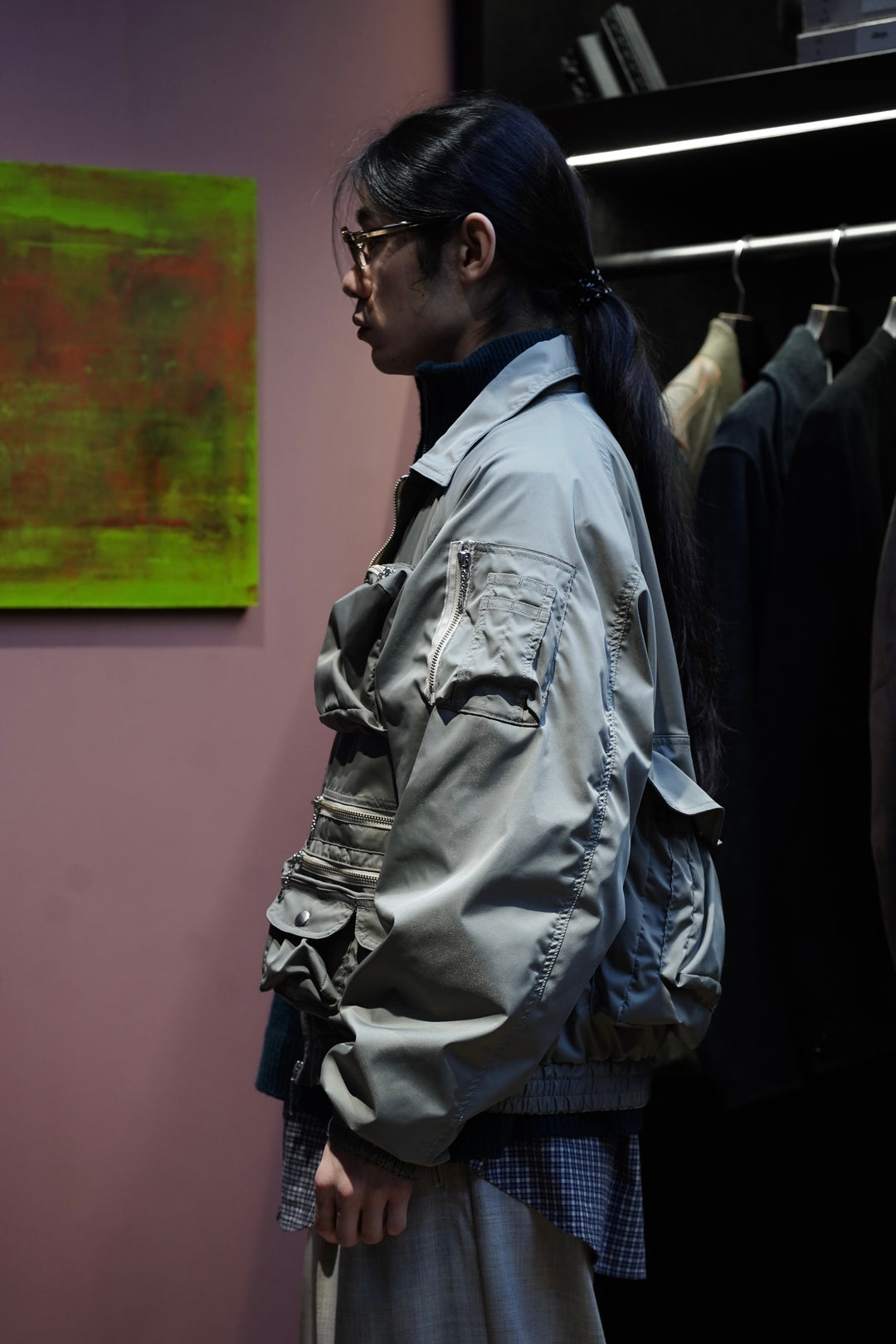SUGARHILL(シュガーヒル)26SSSのNYLON POCKET JACKET(KHAKI