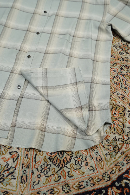 SUGARHILL(シュガーヒル)2025SSのOMBRE PLAID SHIRTS LOOSE FIT(SMOKE