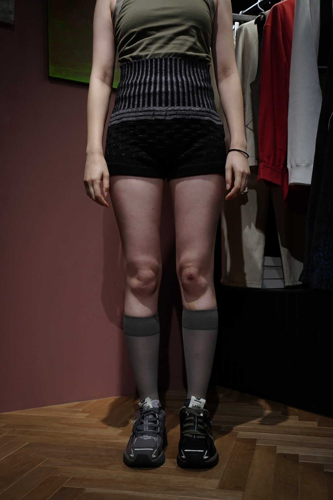 HOUGA(ホウガ)のremember bloomers(black)(ニットブルマ)の通販