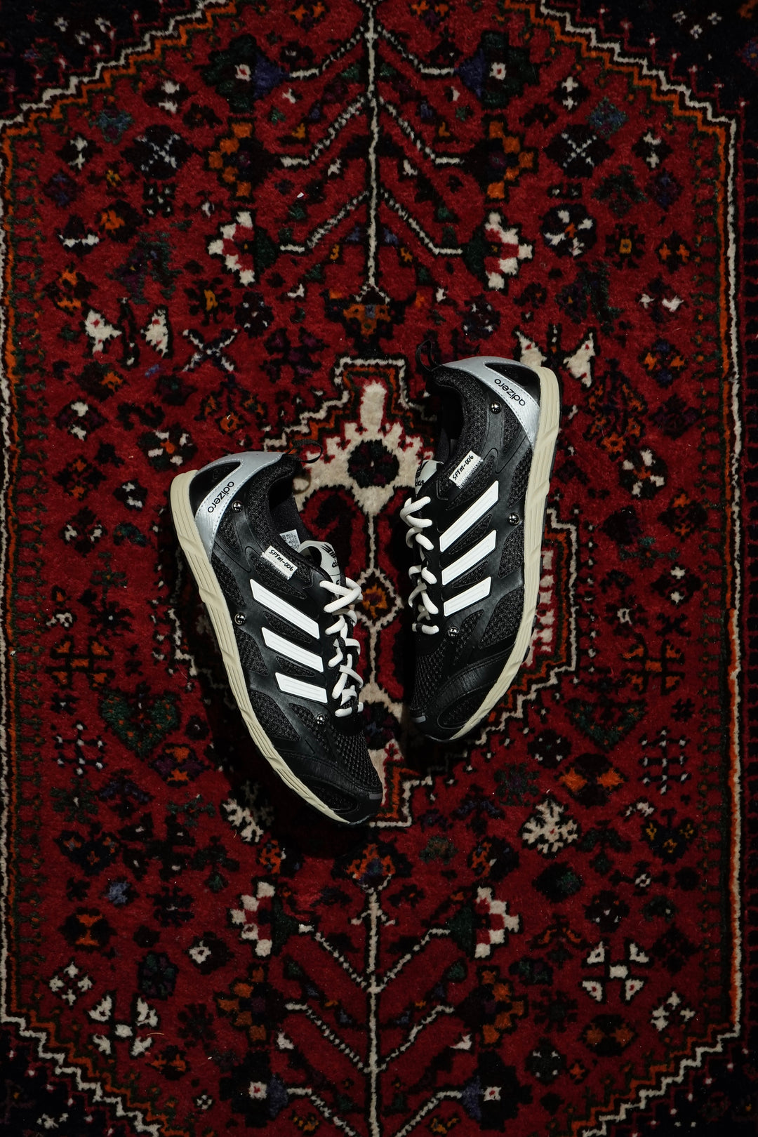 靴 risin3outlaw Puma Men Court Ravine Classic White/Black Leather Sneaker