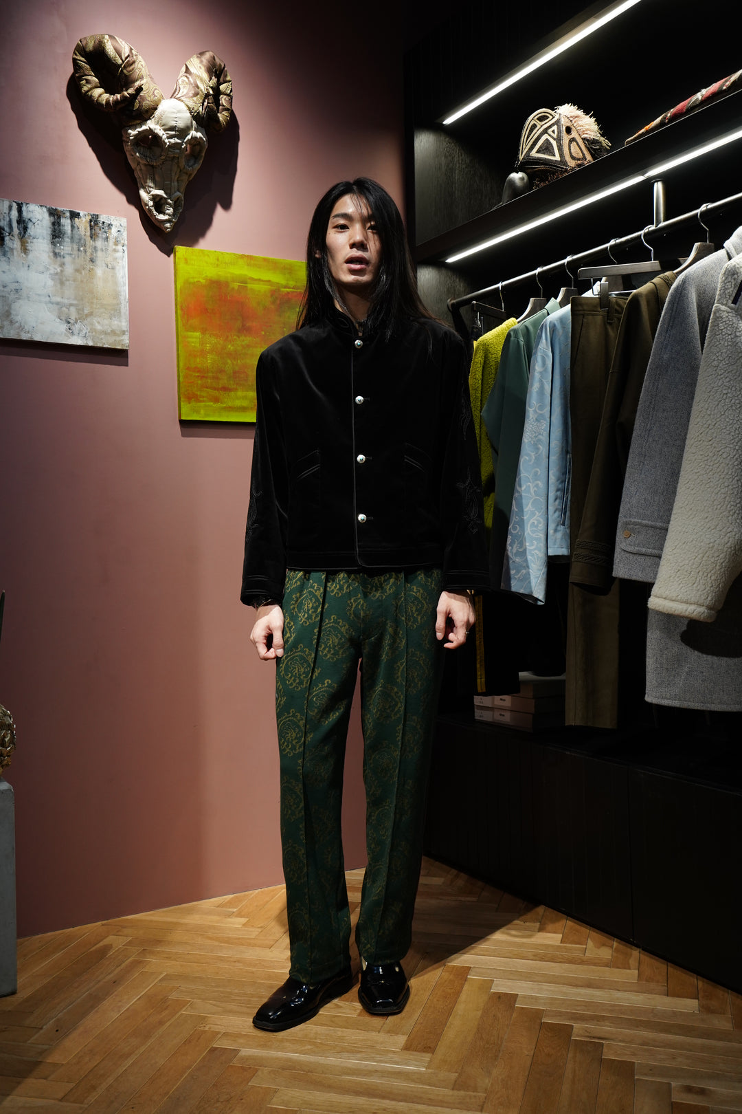 SARTO(サルト)のCOTTON VELVET BLOUSON(BLACK)(ブルゾン)の通販