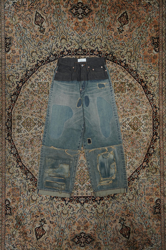 SUGARHILL(シュガーヒル)2025SSのSTRATUM DENIM PANTS WIDE CUT