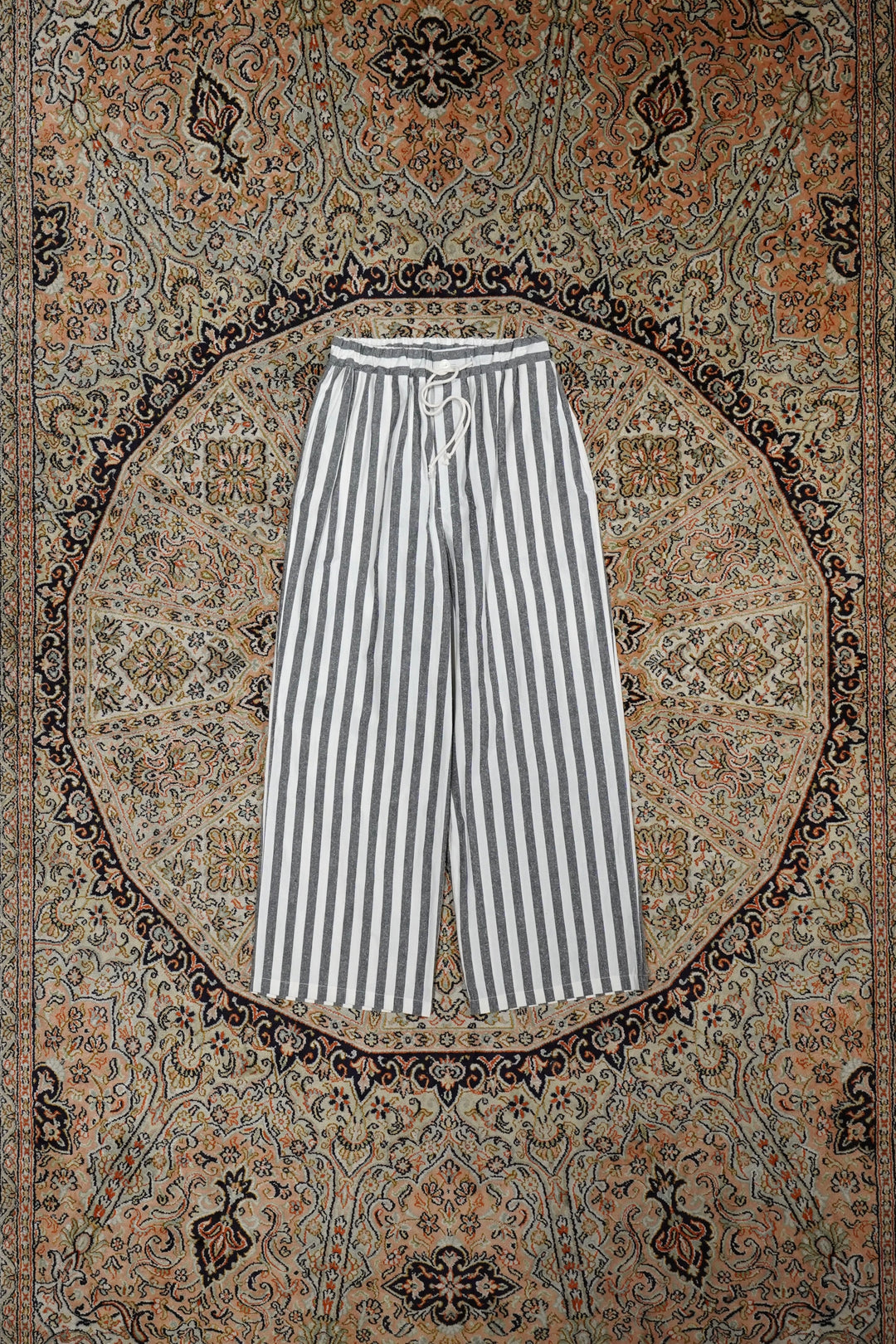 パンツ everyone relax-fit stripe easy pants stripe easy pants | wissy