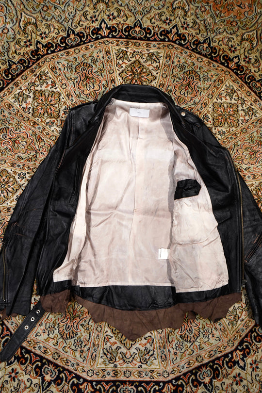 SUGARHILL(シュガーヒル)のDESTRESSED RIDER'S JACKET(BLACK)(レザー