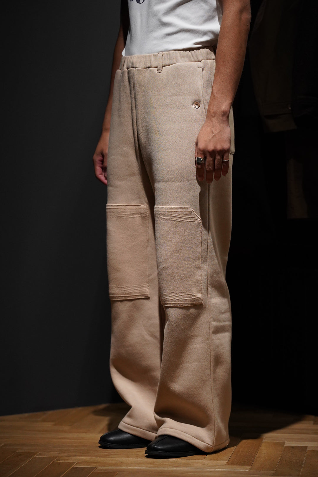 STEAF(スティーフ)のCLASSY WORK SWEAT PANTS(GRAVEL BEIGE)(パンツ)の