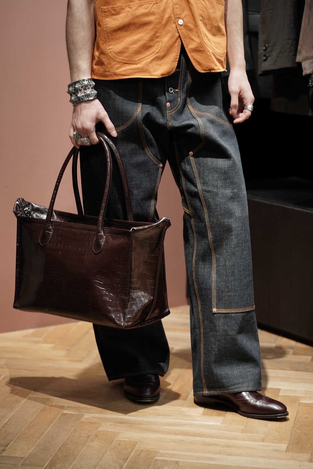 SUGARHILL(シュガーヒル)のCLASSIC DOUBLE KNEE DENIM PANTS(RIGID