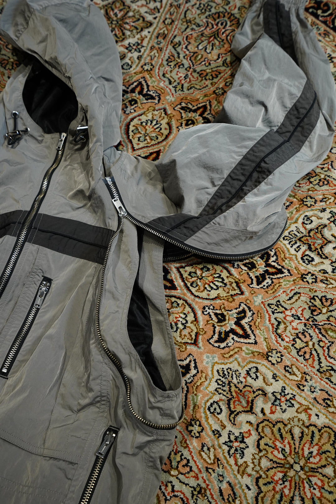 SUGARHILL シュガーヒル NYLON HOODED JACKET 2 SUGARHILL / NYLON ZIP HOODED JACKET / SAGE | ふぁいん