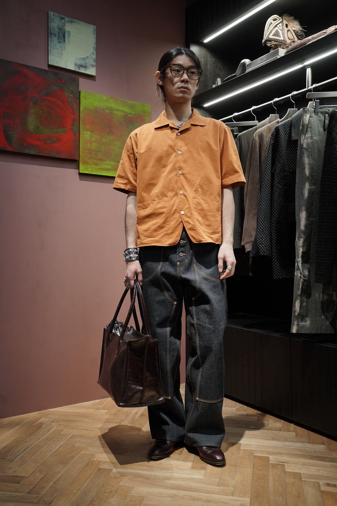 SUGARHILL(シュガーヒル)のCLASSIC DOUBLE KNEE DENIM PANTS(RIGID