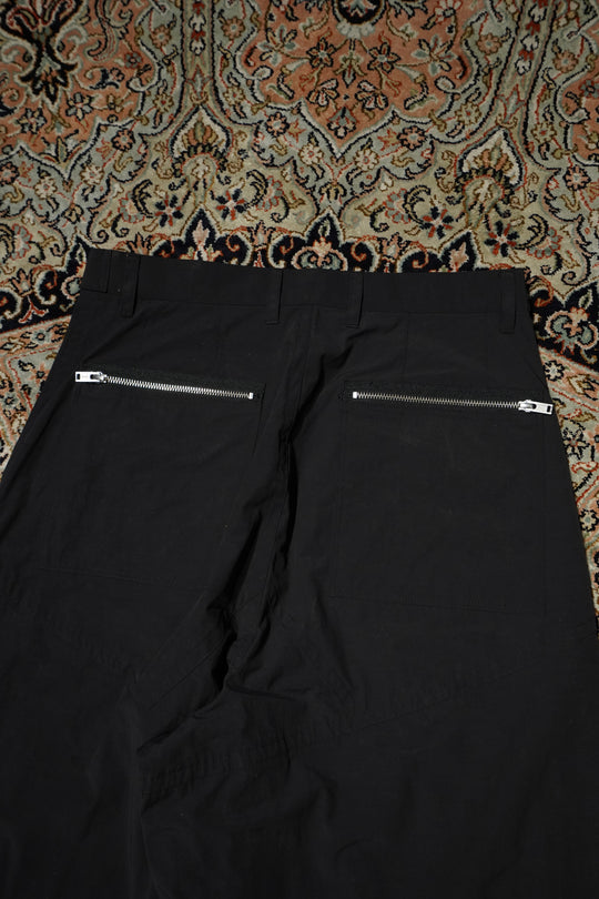 SUGARHILL(シュガーヒル)のPARACHUTE NYLON TROUSERS(BLACK)(ナイロン