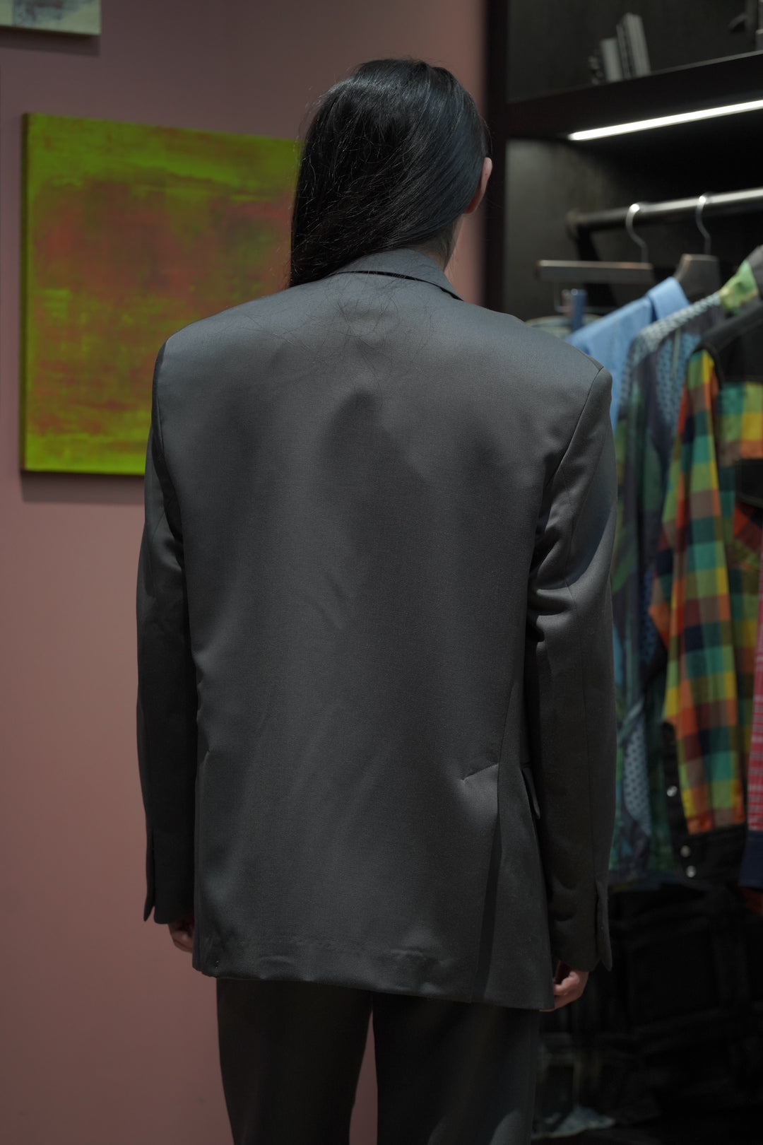 Omar Afridi(オマールアフリディ)26SSのSINGLE TAILORED JACKET(GREY