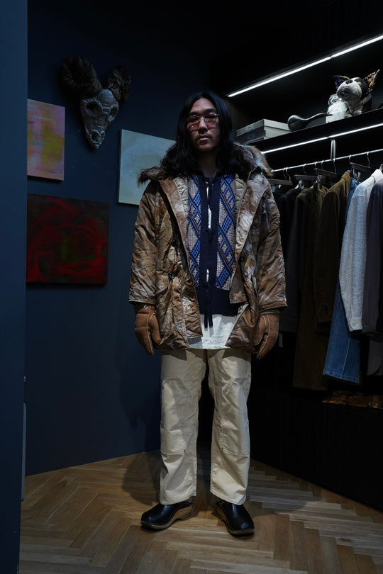 SUGARHILL（シュガーヒル）のPOUR CAMO N3-B(SAND BROWN)(コート)の