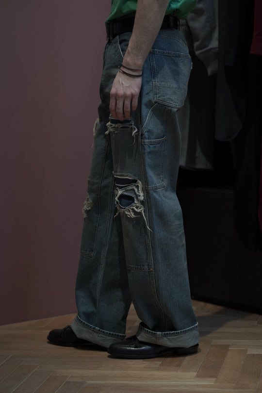 SUGARHILL(シュガーヒル)26SSのDISTRESSED MODERN DENIM PAINTER(FADED