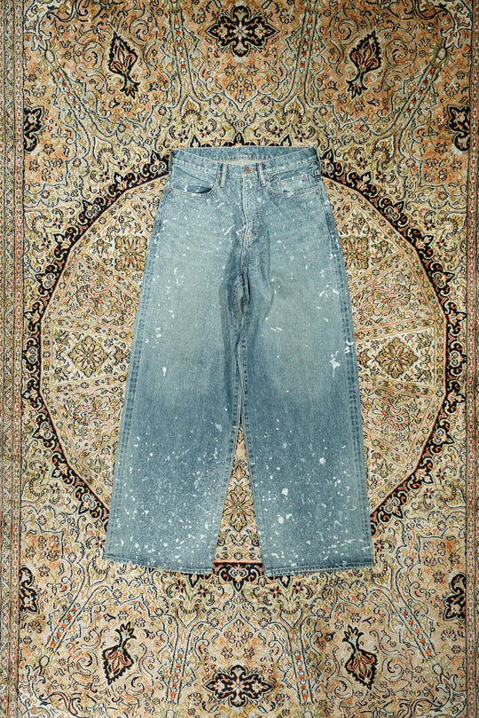 SUGARHILL(シュガーヒル)のMOLDED DENIM TROUSERS WIDE CUT(INDIGO