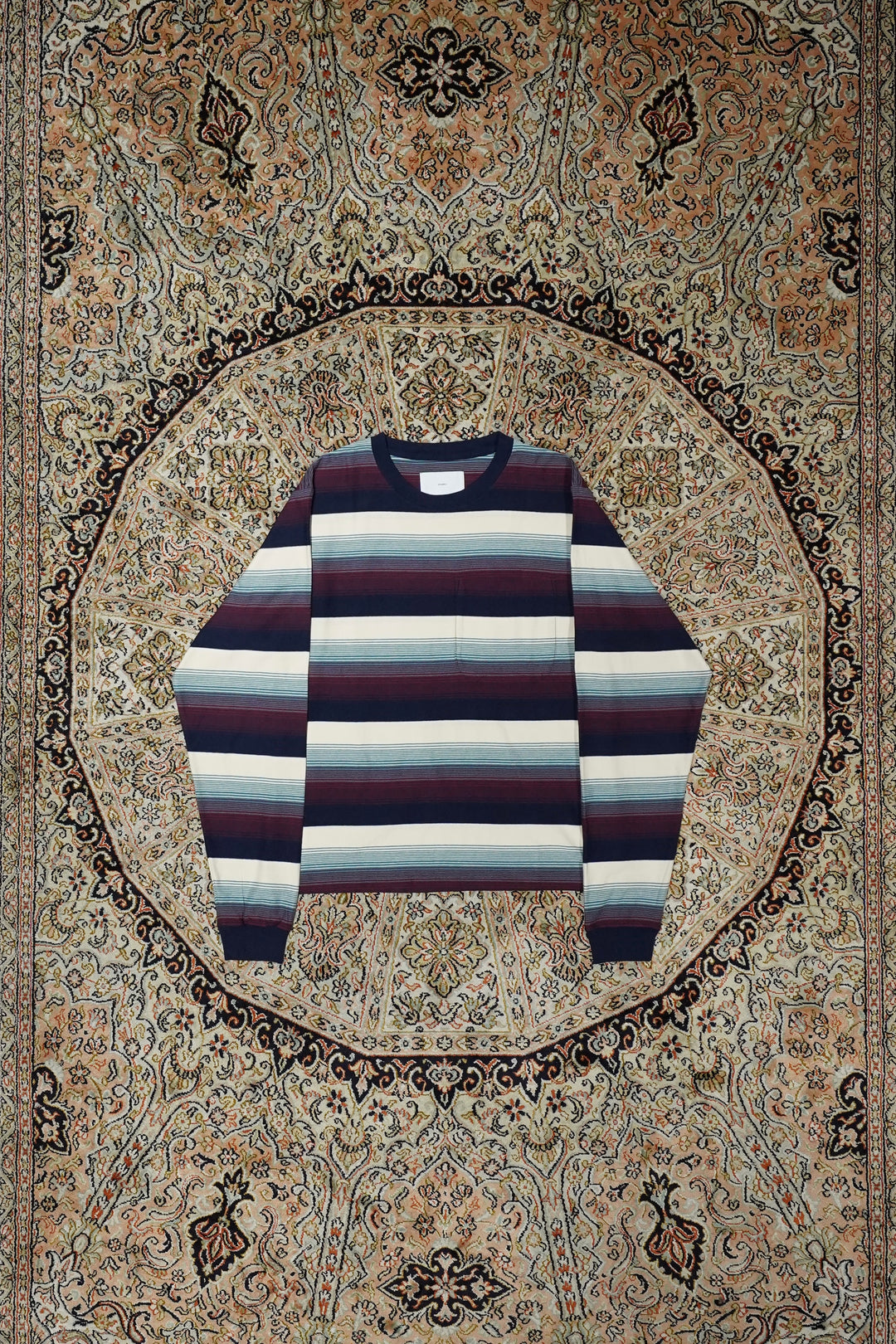 SUGARHILL(シュガーヒル)のMULTI STRIPE LONG SLEEVE TEE(RED STRIPE