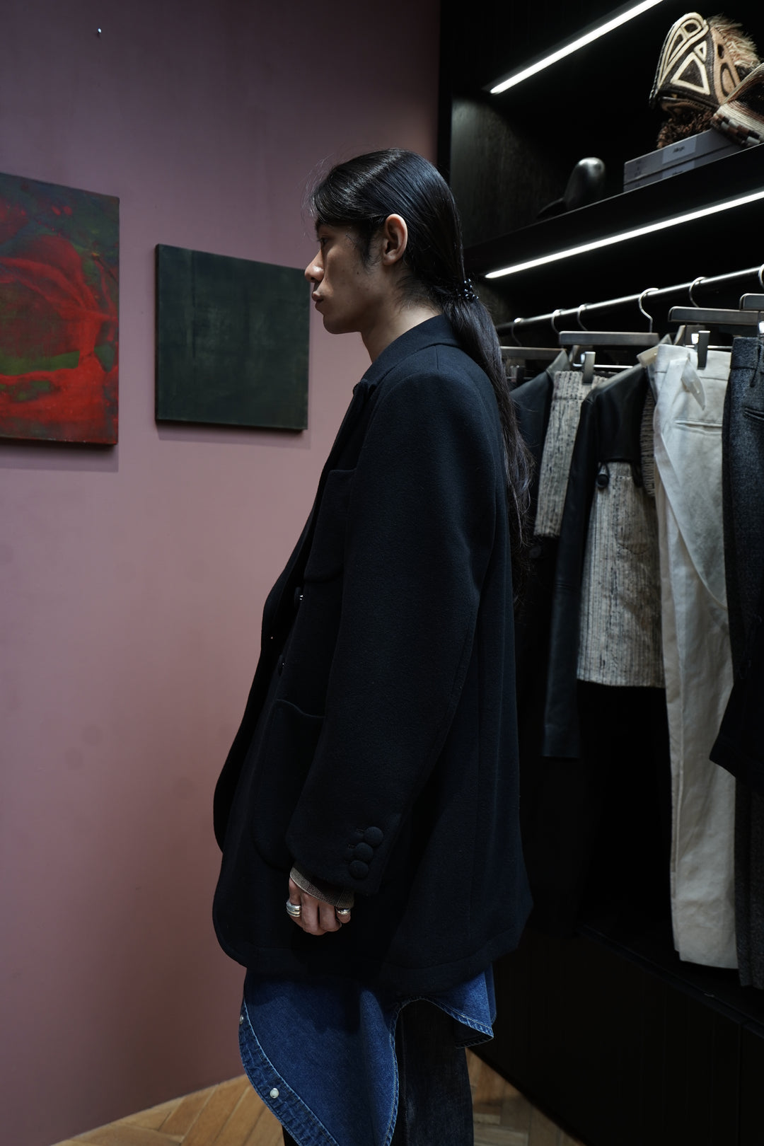 SUGARHILL(シュガーヒル)25AWのWOOL BIG TAILORED JACKET(BLACK