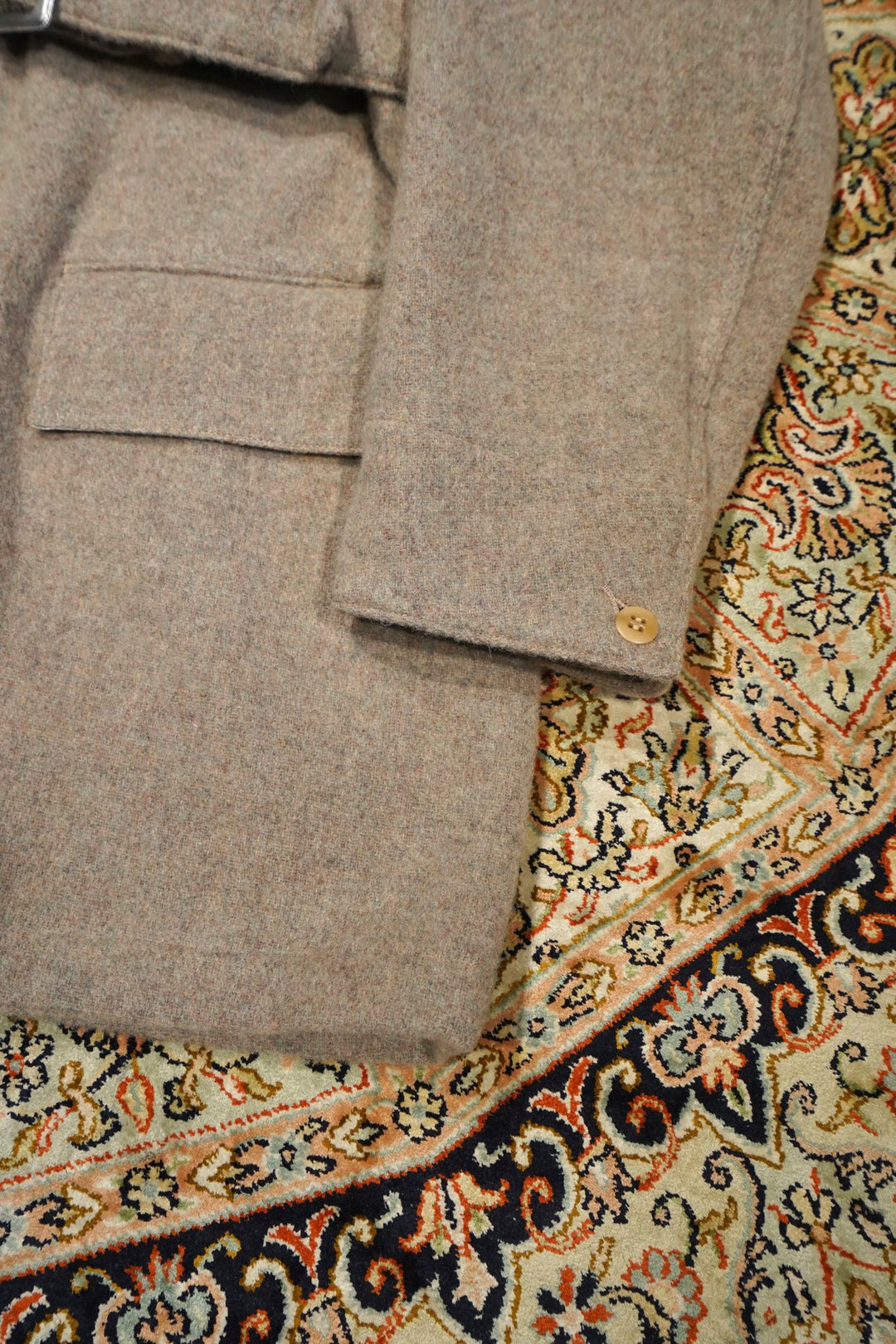 Taiga Takahashi(タイガタカハシ)のBELTED ENGINEER COAT(BEIGE