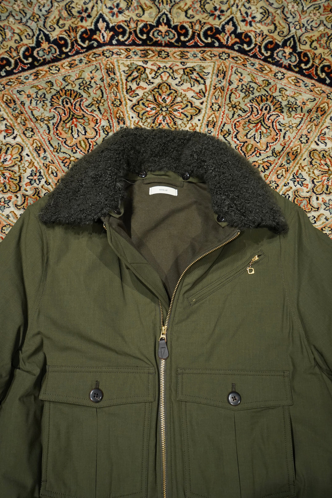 steaf （スティーフ） ジャケット STEAF(スティーフ)のGLEAM FLIGHT JACKET(EARTH GREEN)(ジャケット)の