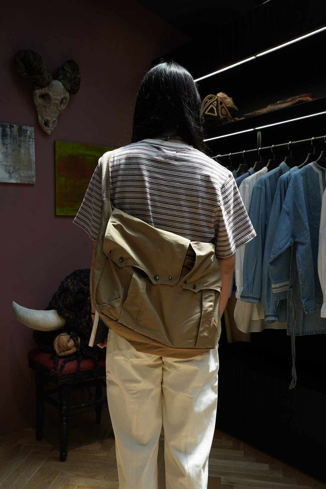 STEAF(スティーフ)のREGION BAG(BRASS BEIGE)(カバン)の通販