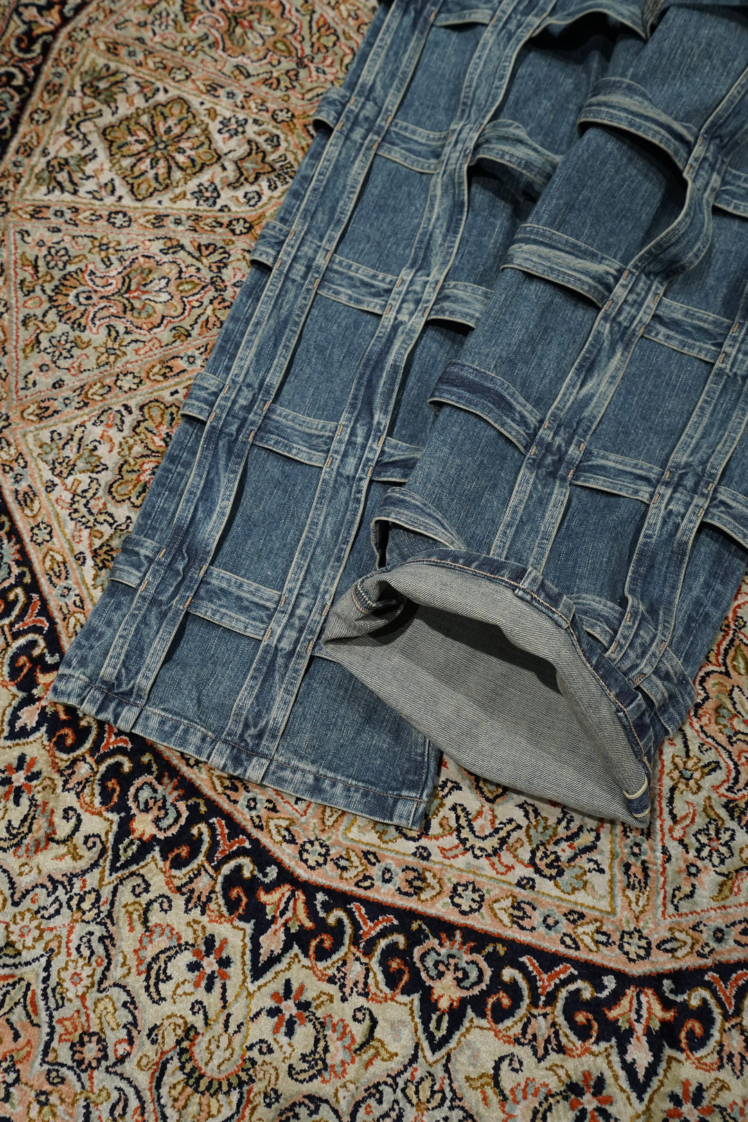 パンツ SUGARHILL CAGED DENIM PANTS SUGARHILL（シュガーヒル）のCAGED DENIM PANTS BLACKの通販