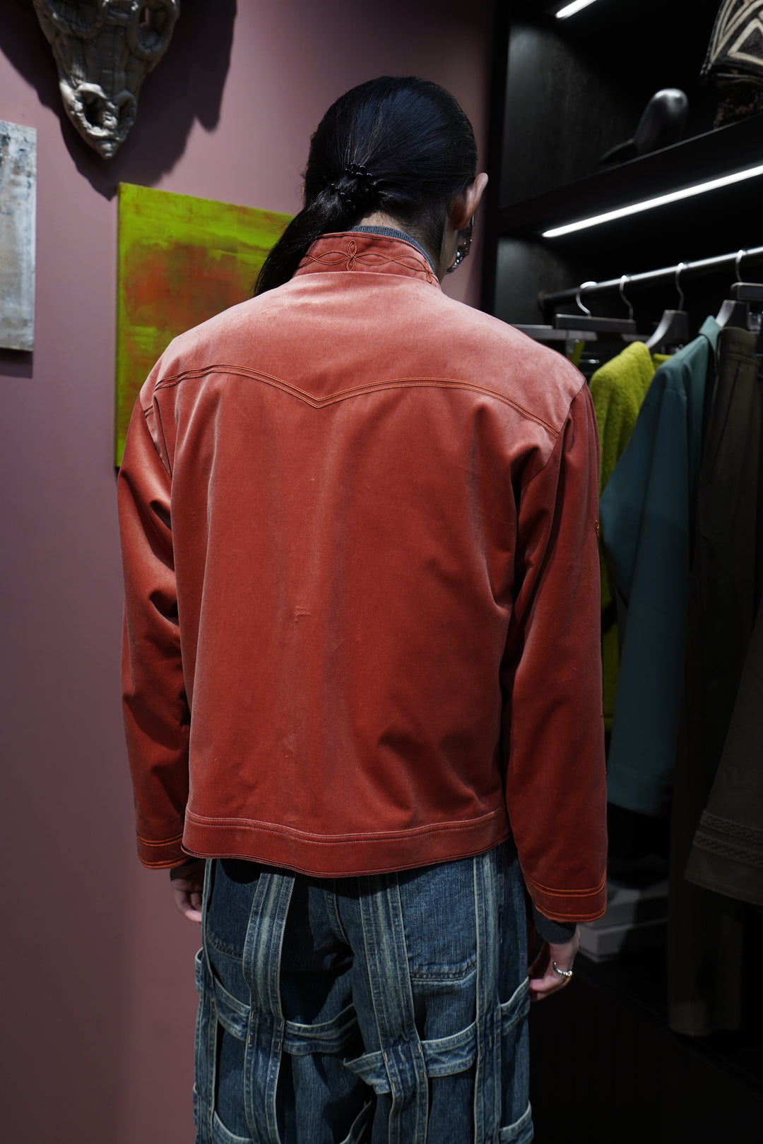 ジャケット・アウター SARTO COTTON VELVET BLOUSON SALMON SARTO(サルト)のCOTTON VELVET BLOUSON(SALMON)(ブルゾン)の通販
