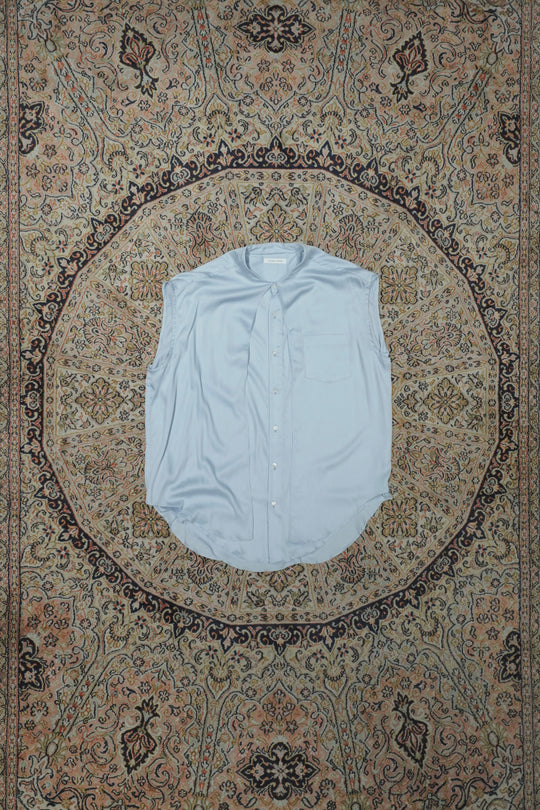 SATORU SASAKI(サトルササキ)26AWのSATIN SLEEVELESS LAYERED SHIRT