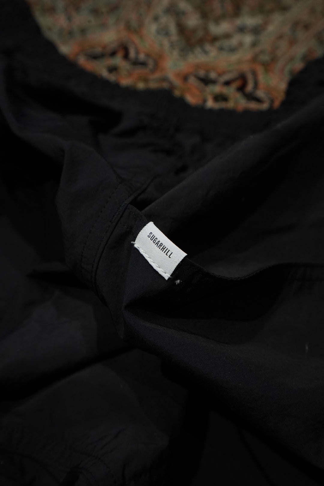 SUGARHILL(シュガーヒル)のNYLON SHORTS(BLACK)(ナイロン