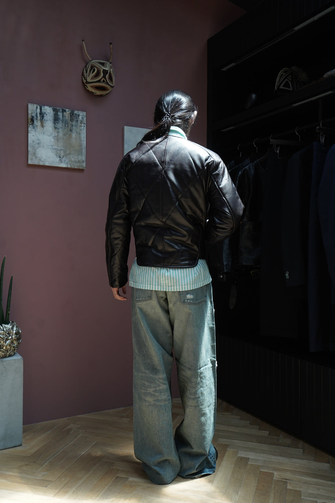 Omar Afridi(オマールアフリディ)25AWのVITO BLOUSON(MAHOGANY