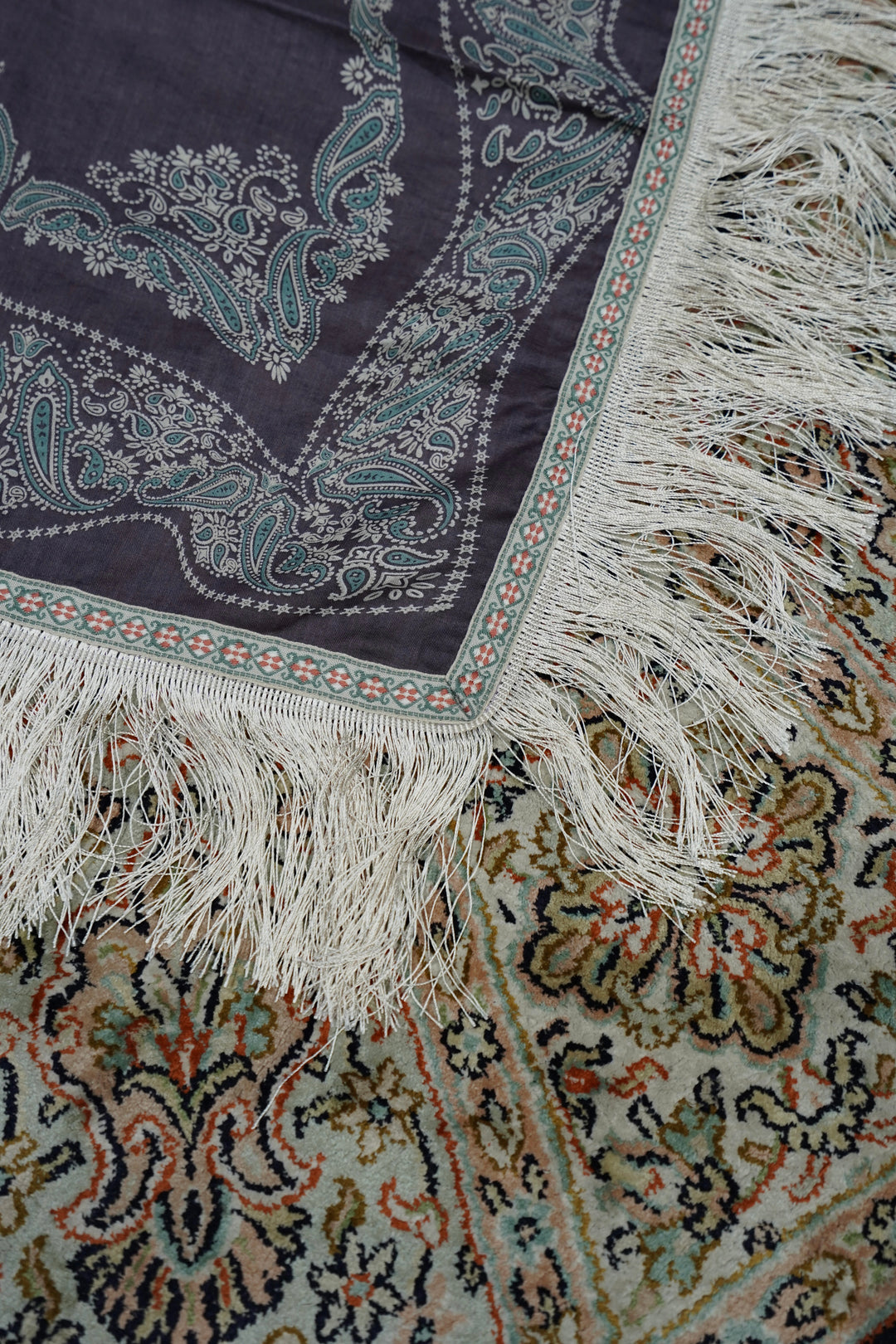 SUGARHILL(シュガーヒル)25AWのFRINGE BANDANA(PURPLE)(バンダナ)の