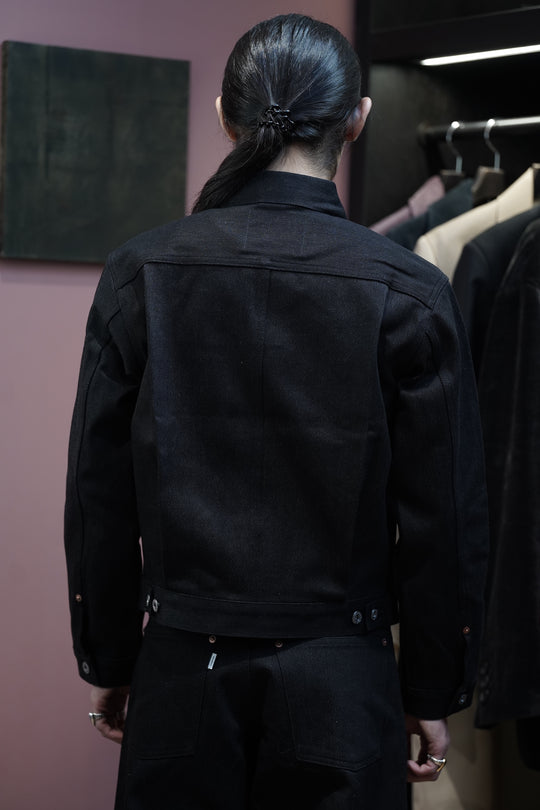 SUGARHILL(シュガーヒル)25AWのTWISTED HEATHER DENIM JACKET(BLUE x