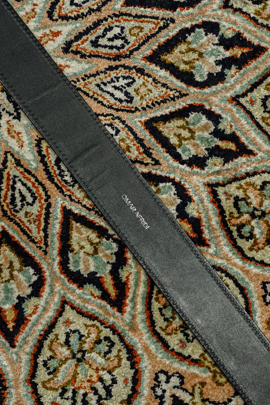 Omar Afridi(オマールアフリディ)26SSのEMBOSSED CROCODILE BELT(BROWN