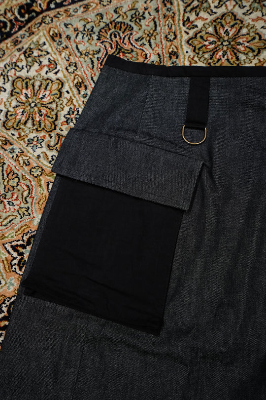 NICHOLAS DALEY(ニコラス デイリー)のWRAP KILT(BLACK)(巻きスカート